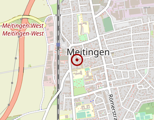 Karte: Ökumenische Sozialstation Meitingen und Umgebung gGmbH