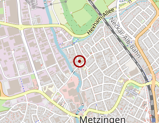 Karte: Körperbehindertenförderung Neckar-Alb e.V. Seniorenzentrum Erms