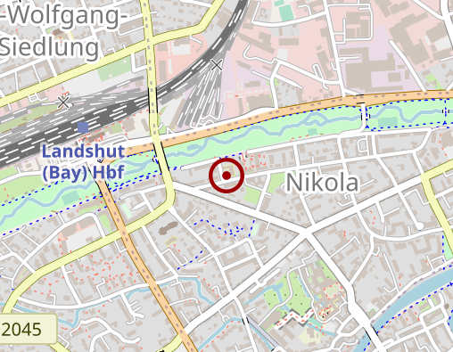 Karte: Tagespflege der Arbeiterwohlfahrt KV Landshut