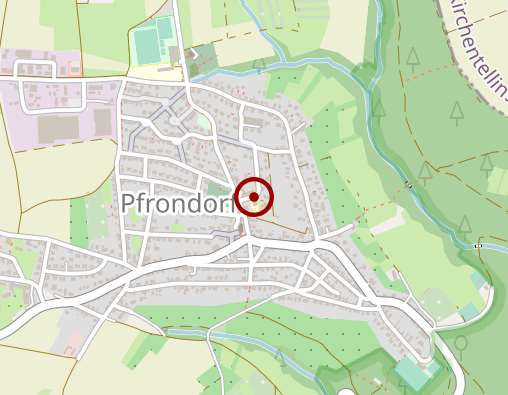 Karte: Altenhilfe Tübingen gGmbH Pflegeheim Pfrondorf