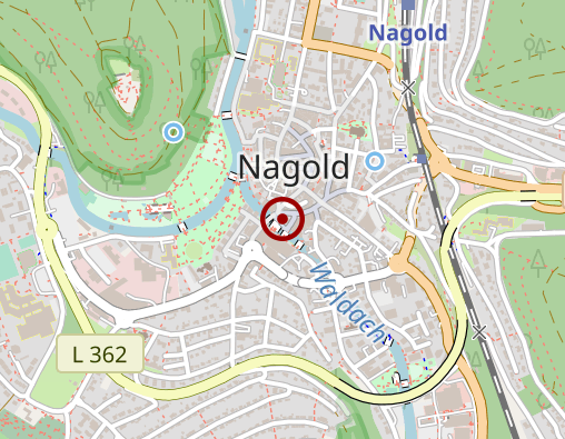 Karte: Physiotherapie- und Rehazentrum Nagold Inh. Raymond Binder