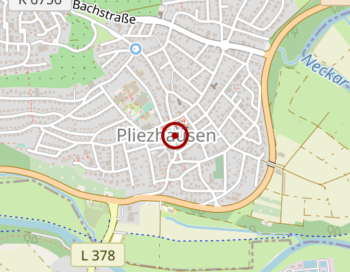 Karte: BruderhausDiakonie Stiftung Gustav Werner und Haus am Berg APH Haus am Schulberg