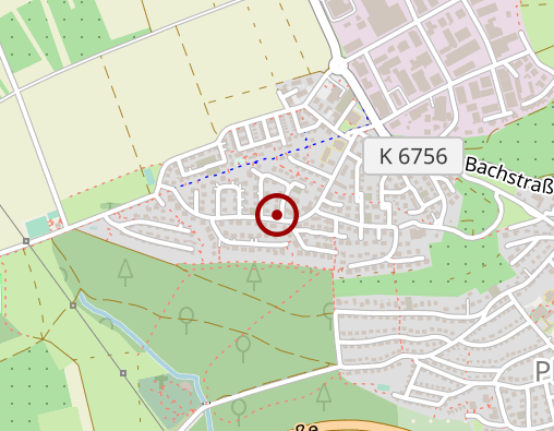 Karte: Schreiber Ursula Krankengymnastikpraxis