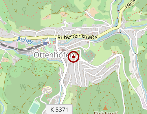 Karte: MEDIAN Achertal-Klinik Ottenhöfen