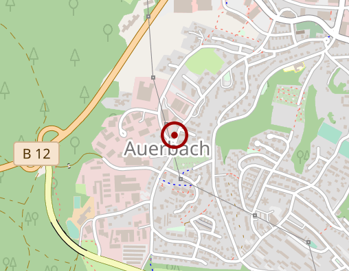 Karte: Krankengymnastik Vornholzstrasse, Rudolf Reeber