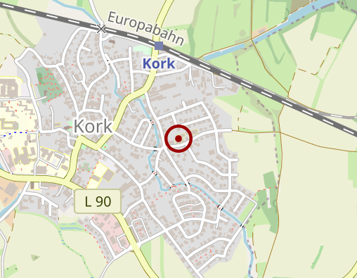 Karte: PfleGeWe Pflegezentrum Kork GmbH