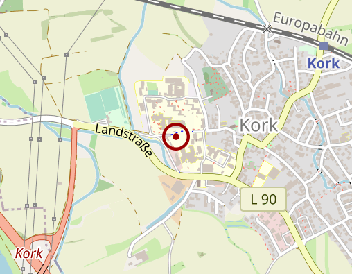 Karte: Wohnverbund Kork (2. IK: 510834417)