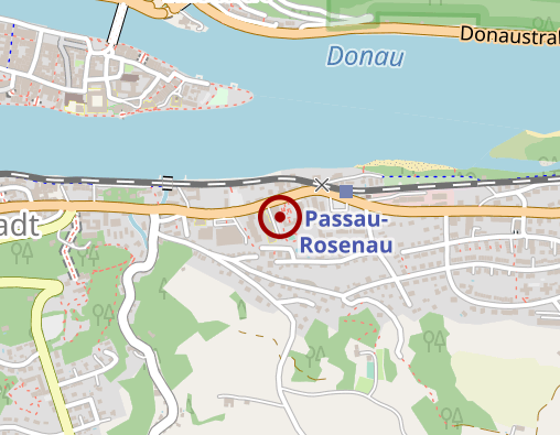 Karte: Klinik Jesuitenschlößl Pflegestation Haus C