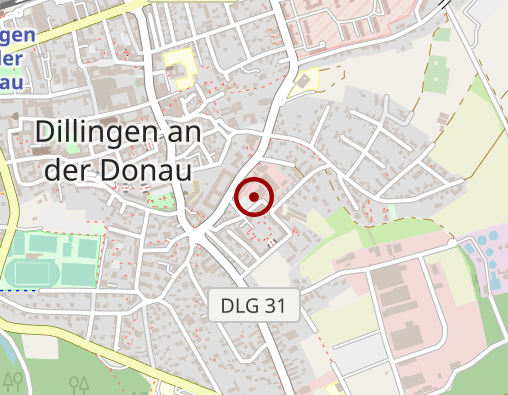 Karte: Betreutes Wohnen Dillingen