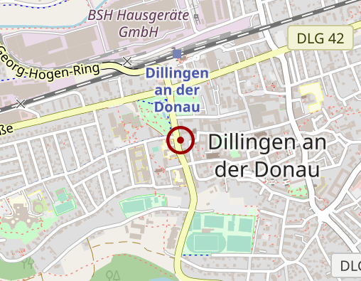 Karte: Regens Wagner Dillingen Pflegeheim