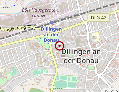 Karte: Ökumenische Sozialstation im Landkreis Dillingen e.V.