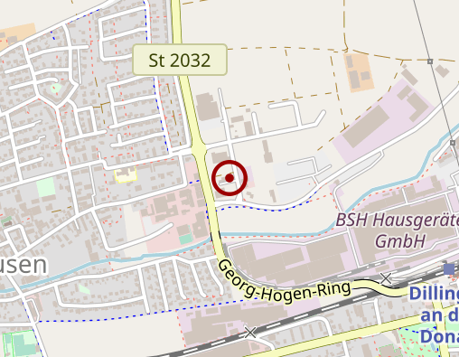 Karte: Bereitschaft Dillingen