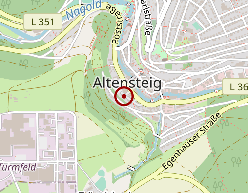 Karte: Diakoniestation Altensteig