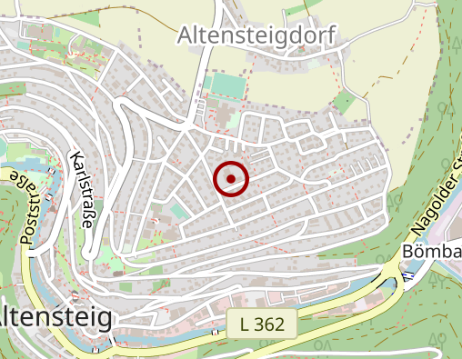 Karte: Seniorenzentrum Sonnenhalde Altensteig GmbH