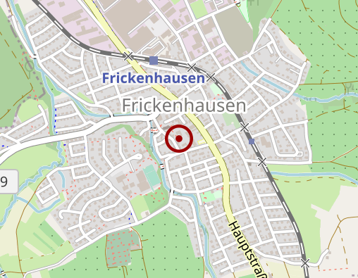 Karte: Betreuungsgruppe für ältere Menschen in Frickenhausen und Umgebung