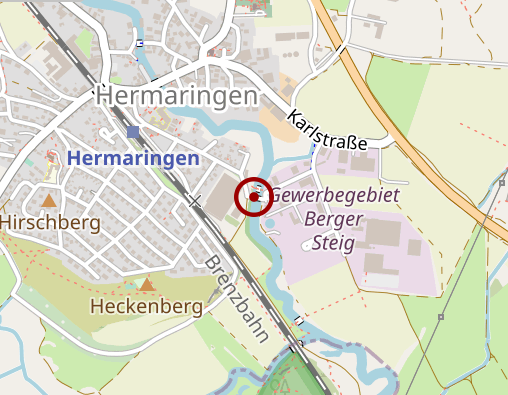 Karte: Johanniter-Seniorenzentrum Hermaringen