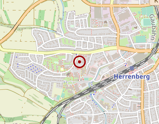 Karte: Diakoniestation Herrenberg