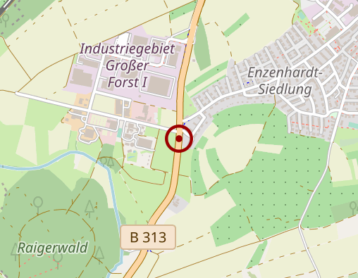 Karte: gerontopsychiatrische Betreuungsgruppe Mittwochstreff