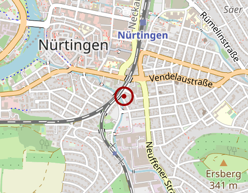 Karte: DRK - Pflegedienst Nürtingen - Kirchheim/Teck gGmbH