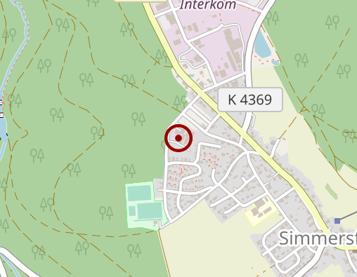 Karte: Johannes Diakonie Mosbach Haus Tannenburg Simmersfeld Stationäre Pflege