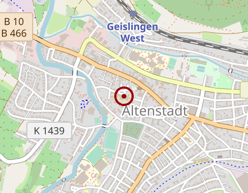 Karte: Samariter GmbH Hauptverwaltung Samariterstift Altenstadt Pflegeheim