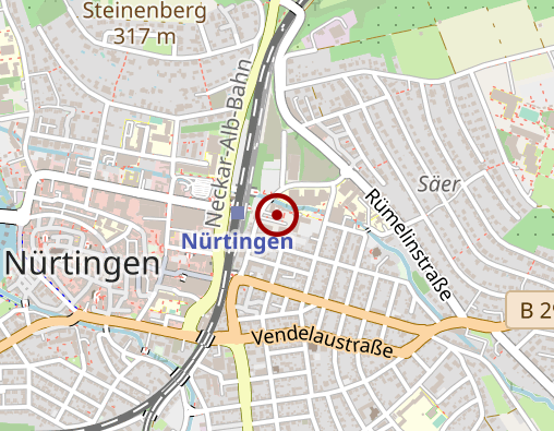 Karte: Kunsttherapie Werkstatt für Kunst und Therapie