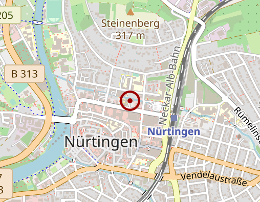 Karte: Kursana Domizil Nürtingen