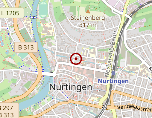 Karte: Diakoniestation Nürtingen gGmbH