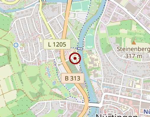 Karte: Ferienbetreuung Bodelschwinghschule Nürtingen