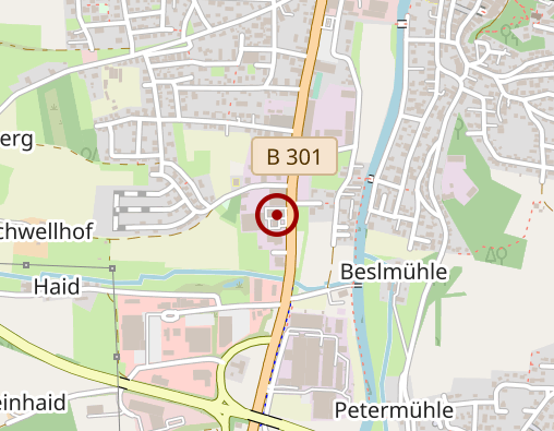 Karte: Bauer-Müller Petra Krankengymnastikpraxis