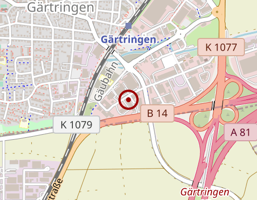 Karte: Gemeinnützige Werkstätten und Wohnstätten GmbH