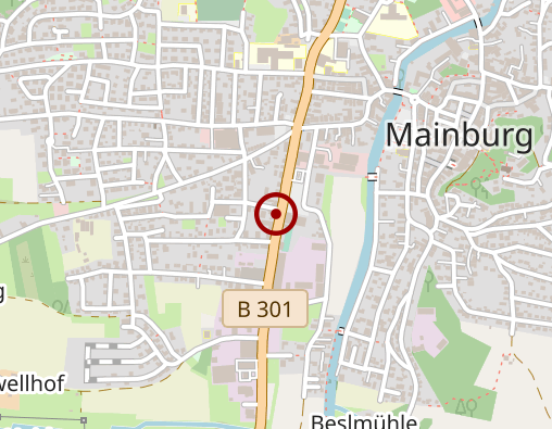 Karte: Bayerisches Rotes Kreuz Kreisverband Kelheim