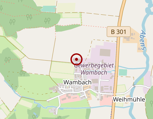 Karte: Landshuter Werkstätten gGmbH