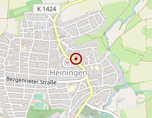 Karte: Bestattungen Rieder