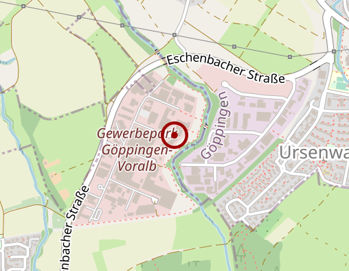 Karte: Lebenshilfe für Menschen mit Behinderung e.V, Werkstatt Eschenbach