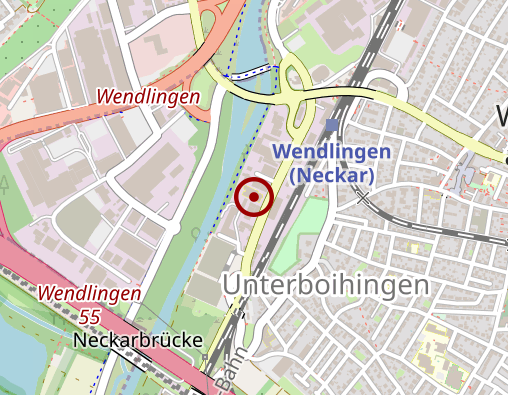 Karte: Werkstatt am Neckar