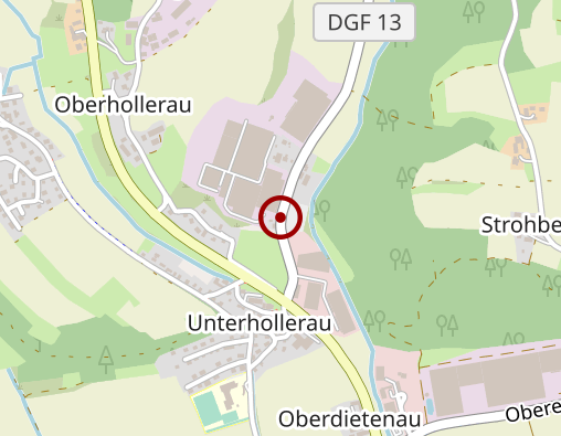 Karte: Servicehaus Sonnenhalde Pflegeservice Moosthenning Ambulanter Pflegedienst