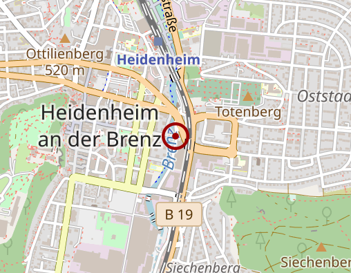 Karte: Evangelische Heimstiftung