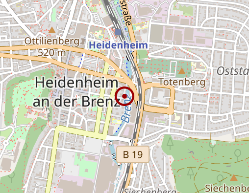 Karte: Außerklinischer Intensivpflegedienst Füreinander