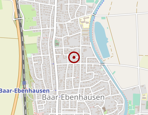 Karte: NOVITA Seniorenzentrum Baar-Ebenhausen