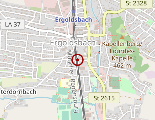 Karte: Ambulante Krankenpflege des Ortscaritasverein Ergoldsbach e.V.