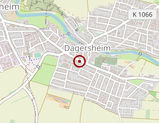 Karte: Diakoniestation Dagersheim gGmbH