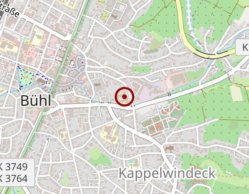 Karte: Klinikum Mittelbaden gGmbH Tagespflege