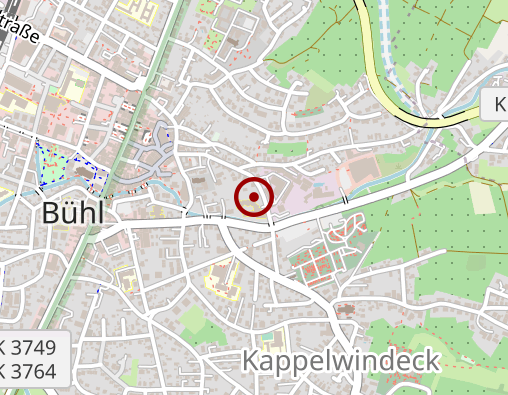 Karte: Klinikum Mittelbaden Erich-Burger-Heim Alten- und Pflegeheim