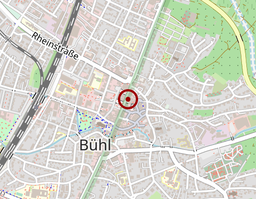 Karte: Baden-Badener und Bühler Bestattungsunternehmen Mechler GmbH