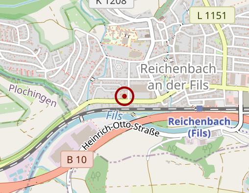 Karte: Evangelische Heimstiftung Württemberg GmbH Albrecht-Teichmann-Stift Pflegeheim