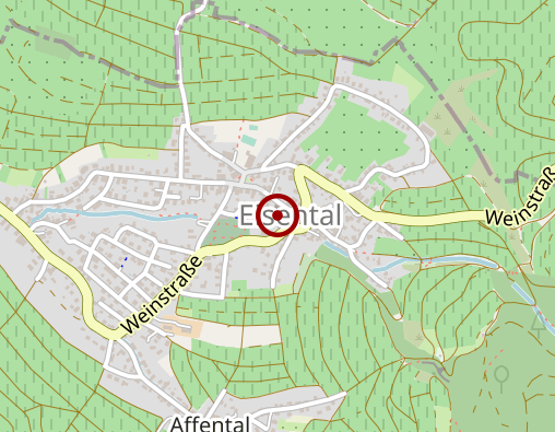 Karte: Kath. Sozialstationen Mittelbaden/Sozialstation Bühl