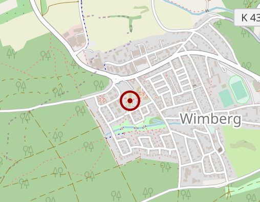 Karte: Betreuungsgruppe "Vergiss-mein-nicht" für Menschen mit Demenz