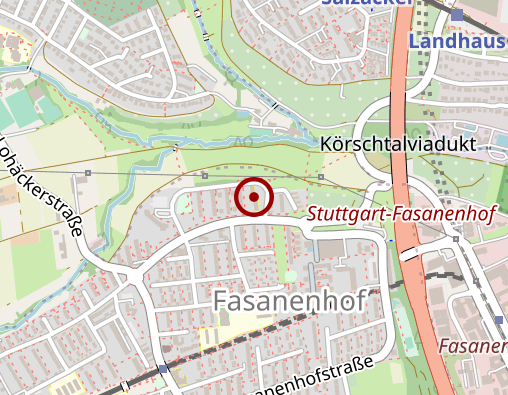 Karte: Betreuungsgruppe für Demenzkranke - Möhringen/Fasanenhof