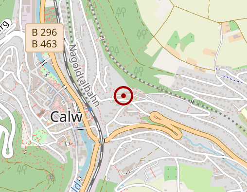 Karte: Kreiskliniken Calw